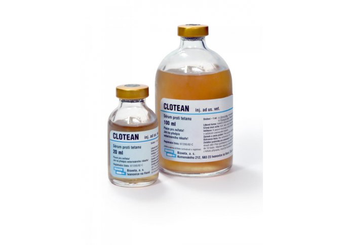 CLOTEAN, SUSPENSION FOR INJECTION (Serum against tetanus) malta, Bioveta malta, Equitrade Ltd malta