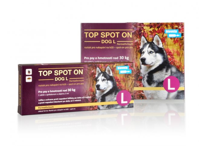 TOP SPOT ON DOG L, SPOT-ON SOLUTION FOR DOGS malta, Bioveta malta, Equitrade Ltd malta